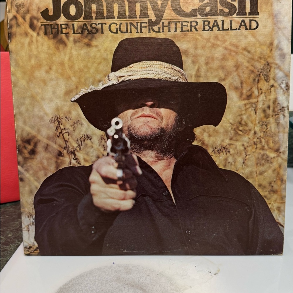 VINTAGE: Johnny Cash 'The Last Gunfighter Ballad' Vinyl Record